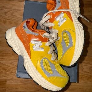 New Balance Kids' Sneakers in Yellow and Orange